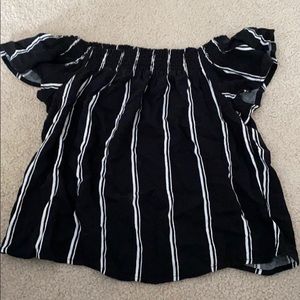 Kendall and Kylie off the shoulder top